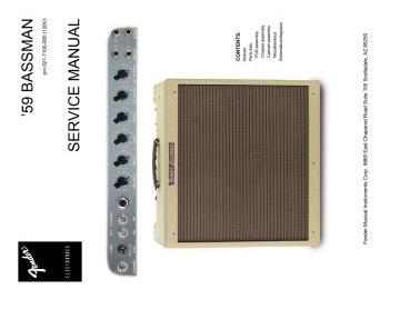 Fender-59 Bassman(BassMan-59)-1995.Amp preview